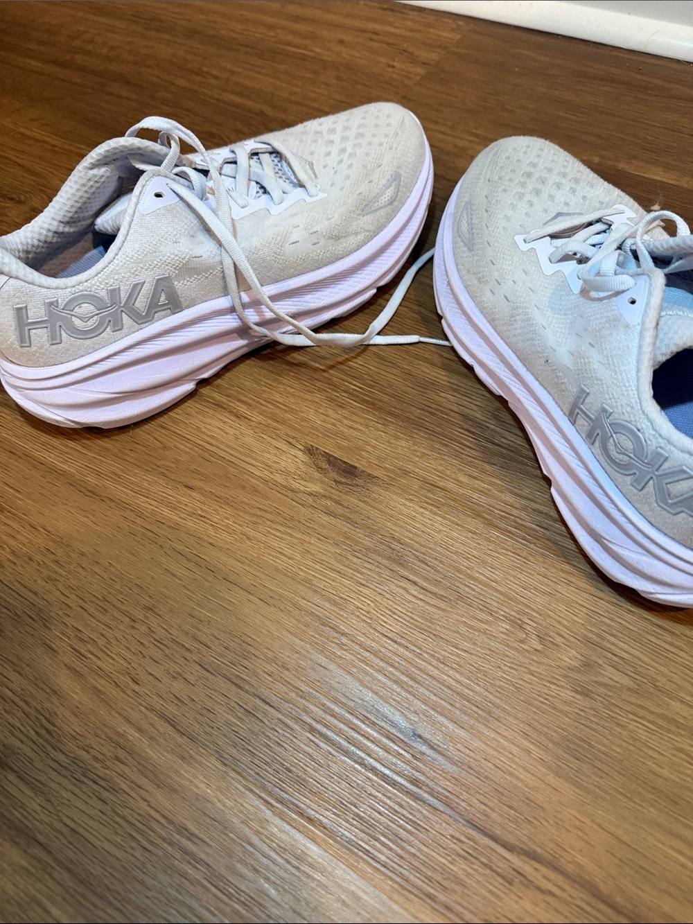 Hoka One One Clifton 8 Running Shoes White - Picture 11 of 11
